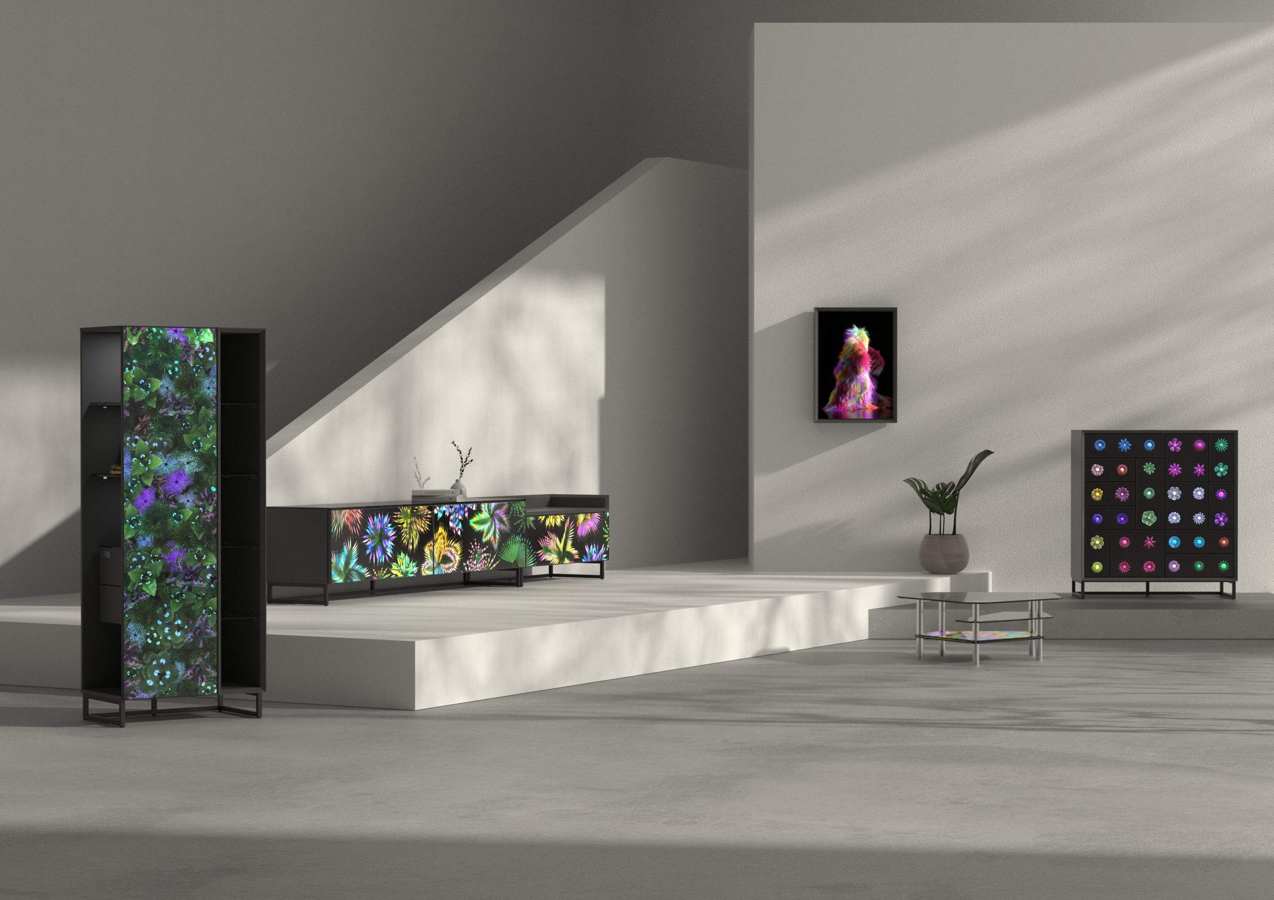 Lenticular furniture