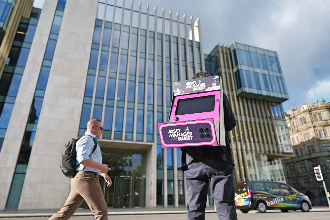 Asset Manager Quest mobile arcade game at abrdn
