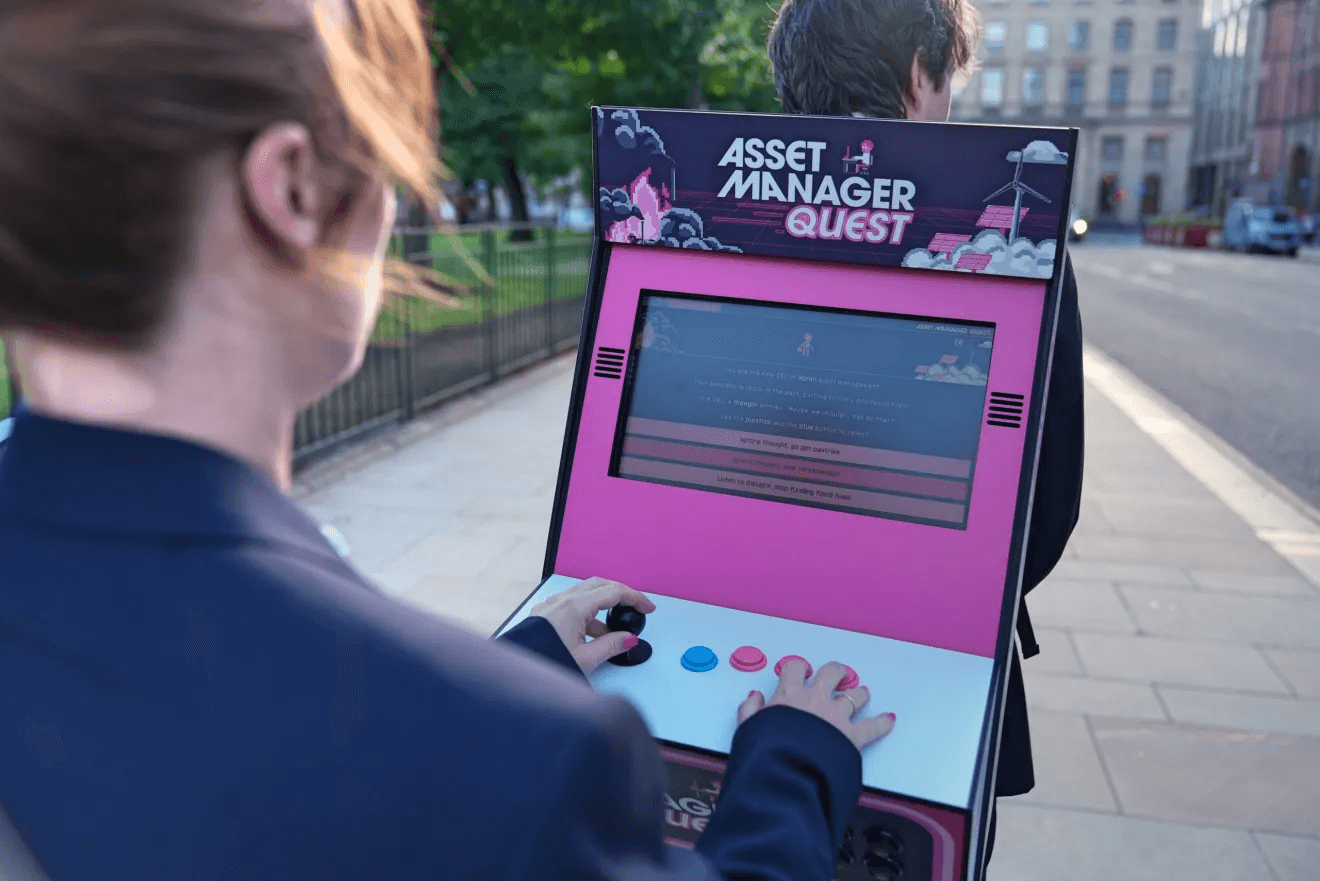Asset Manager Quest mobile arcade game at abrdn